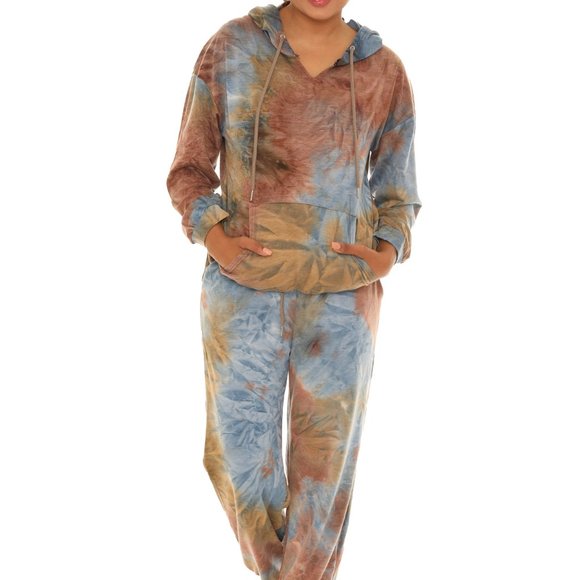 Tie-Dye Hoodie & Pocket Joggers - Picture 3 of 4